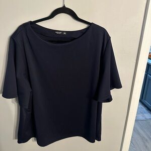 SHEIN Navy Short Sleeve Top